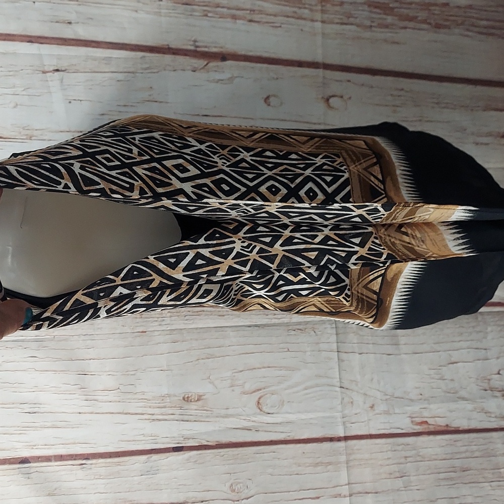 Ruby Rd Abstract Batwing Southwest Style Blouse & Tank - Picture 10 of 13